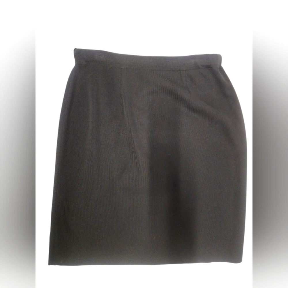 NWT Misook Black Knit Skirt Size XL - Picture 4 of 10